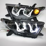 New Highlander LED U Type Headlight for Toyota Ldv2