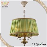 pendant light fixture green fabric antique E14 chandelier (MD7377)