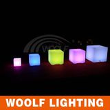 Plastic LED Outdoor Mood Light Cube