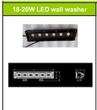 18W Black Eye LED Wall Washer Lichtleiste