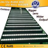 Waterproof 24PCS 10W RGBW 4in1 LED Washer Light for Wall