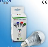 AC85V-AC240V Bluetooth RGB+W LED Light Bulb 9W LED Bulb Lamp E27/E26/B22 Bluetooth Bulb