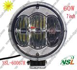 Best Quality! ! 7inch 60W CREE LED Work Light, 12V 24V LED Work Light, Waterproof LED Work Light