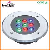 Mini 9*1W RGB LED Garden Light for Outdoor Lighting