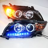 08 Corolla Blue Angeleyes LED Headlamp for Toyota Pwtype