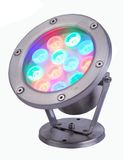 IP68, 12*1W, RGB, LED Underwater Light