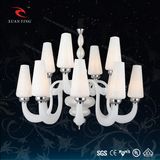 2013 Popular Artistic Glass Chandelier Lighting (Mv56182-12 E14)