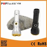 Poppas F38 2015 New High Power Rechargeanle Tactical LED Flashlight