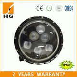 Emark DOT Certificated 7inch CREE LED High Low Beam Headlamp with Halo for Jeep Wrangler