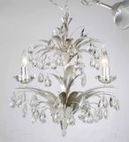 Iron Silver Color with Crystal Chandelier Pendant Light (SD1183/3)