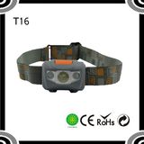 Poppas T16 New Promotion with 4 Brightness Level 2PCS Red LED + 1W High Power Red LED Headlamp