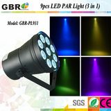 LED Stage Washer/9PCS X 3W LED Stage LED PAR Lighting Equipment