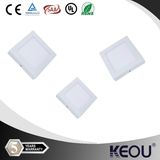 Squre 3W 6W 9W 12W 24W 18W Round LED Panel Light Hot Products