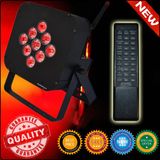 Remote Control 9PCS 10 Watts RGBWA 5in1 Battery Powered Wireless LED Uplighting