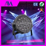 18PCS 3W RGBW Plastic Flat LED PAR