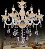 Modern Hotel Lighting Control Antique Candle Crystal Chandelier