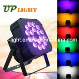 18PCS 18W Uvargbw 6in1 Flat LED PAR Stage Lighting