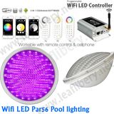 WiFi RGB 18W LED Pool Lighting for iPhone, iPad, Ios/Android Mobile, Phone Wireless RF Dim CE DC12V