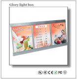 Coco Milk Tea Aluminum Frame Crystal LED Light Box