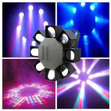 LED Double Derby Light Stage Effect Lighting Disco Studio Light