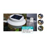 Solar Powered 3 LED Fence Gutter Light