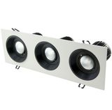 Spray White+Black Inner Ring 45W COB LED Wall Washer