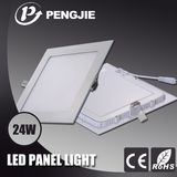 SMD High Brightness White and Silver LED Ceiling Panel Light