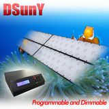 Programmable LED Aquarium Light for Reef Coral, No Fan Noise, Sunrise/Sunset/Lunar, 28/56/112*3W