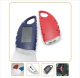 Solar LED Flashlight With Caribaneer (D-3688)