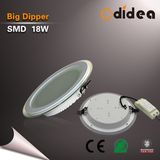 Glass Downlighting Round SMD 18W LED Down Light