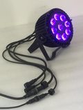 9PCS*18W RGBWA+UV 6in1 Outdoor LED Flat PAR