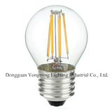 G45 E27 3.5W Dimming LED Filament Bulb with CE Approval