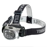 Portable Camping Outdoor Light 8/12 LED Headlamp (MK-3018)