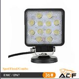 36W IP67 Square LED Work Light Bar, LED Work Light