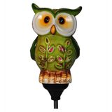 Solar LED Hand-Painting Ceramic Garden Light