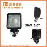 30W 5.0''auto Parts High Intensity Bridgelux LED Work Light with CE RoHS Emark ISO