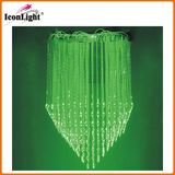 Crystal Fiber Optic Chandelier Ceiling Light (ICON-FC-08)