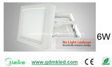 6W Surface Mount Square LED Panel Light LED Down Light