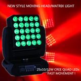 25*10W LED 4in1 Moving Head Beam Matrix Light