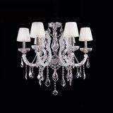 Crystal Chandelier with Fabric Shade SD200