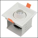 Single Lamp 8W COB Chip Grille LED Down Light (AW-GSD1203-1)