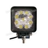 Square 9-32V 27W LED Work Light, 4X4 Reverse Light, LED Tail Light, Utility Light, off Road Light, Tractor Light