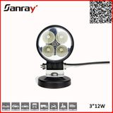 Spot Mini Wateproof 3 Inch 12W LED Work Light