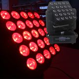 25 15W 4in1 LED Moving Head Blinder Light