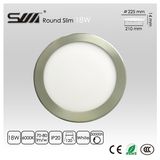 18W Ultra-Thin LED Panel Light Nickel Matt LED Panel