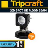 Super Bright 10W CREE LED Work Light for Boat Motorcycle Car Train