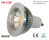 240V Dimmable GU10 5W COB LED Spotlight