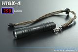 8W T6 750LM 18650 Superbright Aluminum LED Flashlight (HI6X-4)