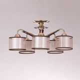 European Style Fabric Chandelier T3853-5