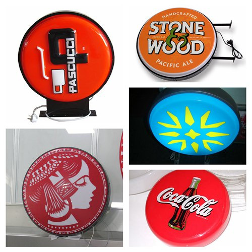 Waterproof Shop Front LED Illuminated Acrylic Rectangle Shape Light Box Sign
